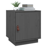 Bedside Cabinets 2 pcs Grey 40x34x45 cm Solid Wood Pine 818280