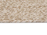 Rug Natural and White 100 x 152 cm Jute 42010650