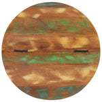 Coffee Table Black 50x39.5 cm Solid Wood Reclaimed 351752