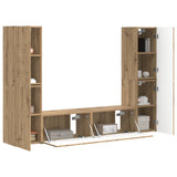TV Cabinet Set 6 pcs Artisan Oak Engineered Wood 3409113