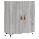 Highboard Grey Sonoma 69.5x34x180 cm Engineered Wood 3195657