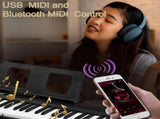 GPP-106 88 Key Folding Piano Semi-Weighted Standard Keyboards Digital Piano with MIDI Bluetooth, 41603756