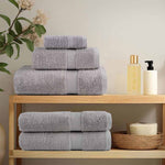 12 Piece Premium Towel Set SOLUND Grey 600 gsm 137577