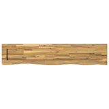 Live Edge Table Top 140 x 20 x 3.5 cm Rectangular White 938379