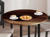 Table Top Dark Brown 80 x 2.5 cm Solid Oak Wood 42016011