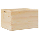 Wooden Box with Handles 40x30x23 cm Solid Wood Pine 4017394