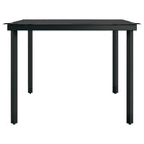 Garden Dining Set Black 3099417