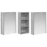Bathroom Cabinet Set 3 pcs 116 x 16 x 62.5 cm Engineered wood 3403813