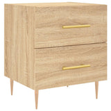 Bedside Cabinet Sonoma Oak 40x35x47.5 cm Engineered Wood 827282