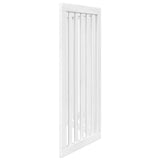 Dog Gate Foldable 3 Panels White 150 cm Poplar Wood 352246