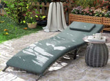 Rattan Folding Sun Lounger Outdoor Chair with Cushion and Pillow Mixed Grey T3398P328452