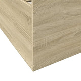Bed Frame with Drawers without Mattress Sonoma Oak 120x200 cm 3280302