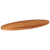 Table Top 100x40x2.5 cm Oval Solid Wood Acacia 370800