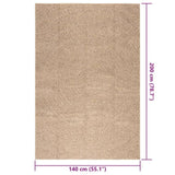 Rug ZIZUR 140x200 cm Jute Look Indoor and Outdoor 364840