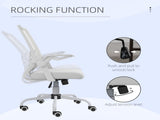 Mesh Office Chair, Computer Desk Chair with Flip-up Armrests, Lumbar Back Support and Swivel Wheels, T3398P344196