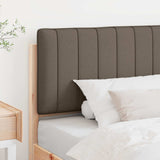 Upholstered Headboard Brown and Taupe 100 cm Solid Pine Wood 880196
