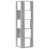 Corner Bookcase 5-Tier Grey Sonoma 50x50x179 cm Engineered Wood 852587