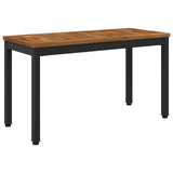 Garden Bench 80.5 x 35 x 45 cm Solid Acacia Wood Rectangular 901292