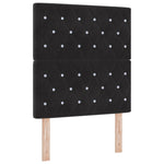 ZNTS Bed Frame Black 80x200 cm Velvet 3344839