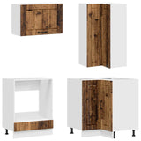 Kitchen Unit LUCCA 8 pcs Old Wood Engineered Wood 3438409