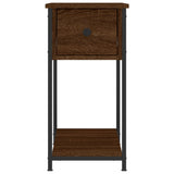 Bedside Cabinets 2 pcs Brown Oak 30x60x60 cm Engineered Wood 826062