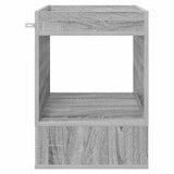 End Table 2 pcs Grey Sonoma 40 x 40 x 56 cm Engineered Wood 890955