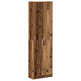 Wardrobe with Shelf Old Wood 55 x 25 x 189 cm Engineered Wood 3334015