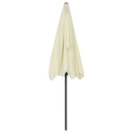 Beach Parasol Sand Yellow 200x125 cm 314727