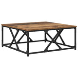 Coffee Table Old Wood 70 x 70 x 30 cm Engineered Wood 882772