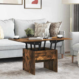 Coffee Table Smoked Oak 55 x 54.5 x 45 cm Engineered wood 887413