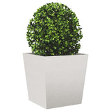 Garden Planters 50x50x50 cm 2 pcs Stainless Steel 851075