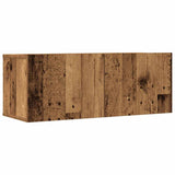 7 Piece TV Cabinet Set Wall-mounted Old Wood Engineered Wood 3329211