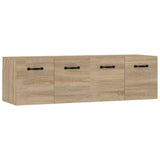 Wall Cabinets 2 pcs Sonoma Oak 80x35x36.5 cm Engineered Wood 3115654