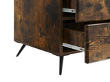 Bedside Cabinet Smoked Oak 43 x 41 x 66.5 cm Engineered Wood 895480
