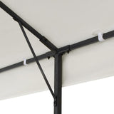 Gazebo with Double Roof White 6x3 m Steel 362376