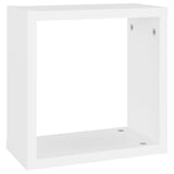 ZNTS Wall Cube Shelves 6 pcs White 30x15x30 cm 807000