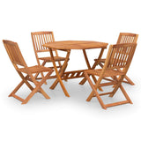 5 Piece Garden Dining Set Solid Wood Acacia 3152902