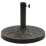 Parasol Base Round Polyresin 13 kg Bronze 45200