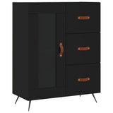 Highboard Black 69.5x34x180 cm Engineered Wood 3198570
