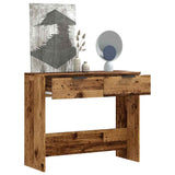 Console Table Old Wood 90x36x75 cm Engineered Wood 856945