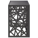 Air Conditioner Cover Black 90 x 40 x 60 cm Steel 8014150
