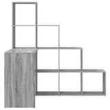 Corner Desk with Shelf Grey Sonoma 101.5 x 149.5 x 149.5 cm 3337246
