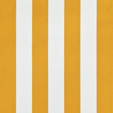 Retractable Awning 250x150 cm Yellow and White 143754
