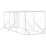 Outdoor Dog Kennel Silver 2x6x2 m Galvanised Steel 3190452