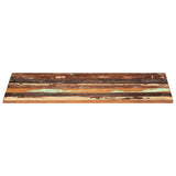 ZNTS Rectangular Table Top 60x120 cm 25-27 mm Solid Reclaimed Wood 286057
