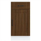 Kitchen Base Cabinet Lucca Brown Oak Engineered Wood 853714