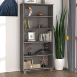 Highboard HAMAR Solid Wood Pine Light Grey 3100941