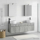 Bathroom Cabinet Set 5 pcs Grey Sonoma Engineered Wood 3406636