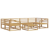 Outdoor Sofa Set 7 pcs White 3386143