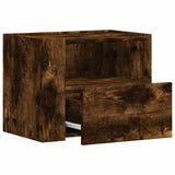 Wall-mounted Bedside Cabinets 2 pcs Smoked Oak 45x30x35 cm 848320